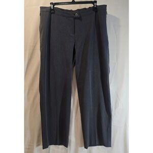 Lauren Ralph Lauren Gray Flat Front Zipper Fly Dress Pants Size 16
